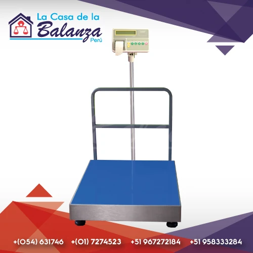 Balanza de Plataforma T-Scale T2200P de 600 Kilos