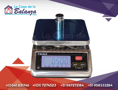 Balanza A Prueba de Agua T-Scale S29B de 15 kilos