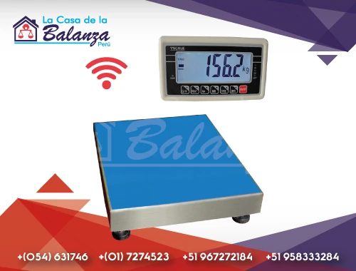 Balanza Inalámbrica T-Scale BW de 600 Kilos