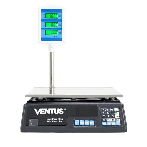 Balanza Cormecial Ventus con torre con capacidad de 40 kilos