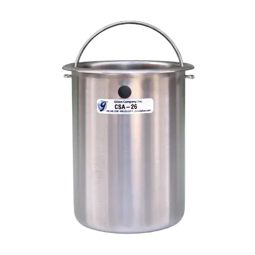 Recipiente de acero Inoxidable para balanza marcy