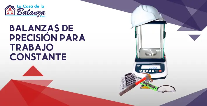 Balanzas de precision para trabajo constante