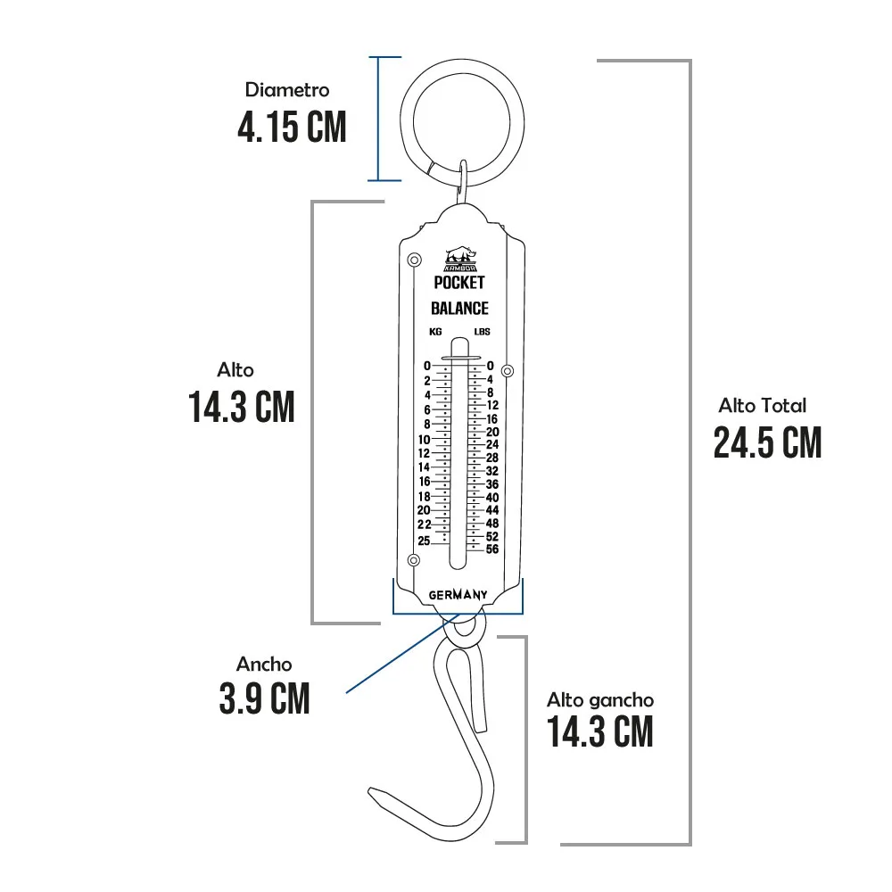 Balanza Colgante Kambor KC-25K de 25 Kilos