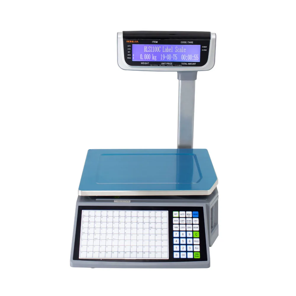Balanza Etiquetadora Rongta RLS1100C de 30 kilos