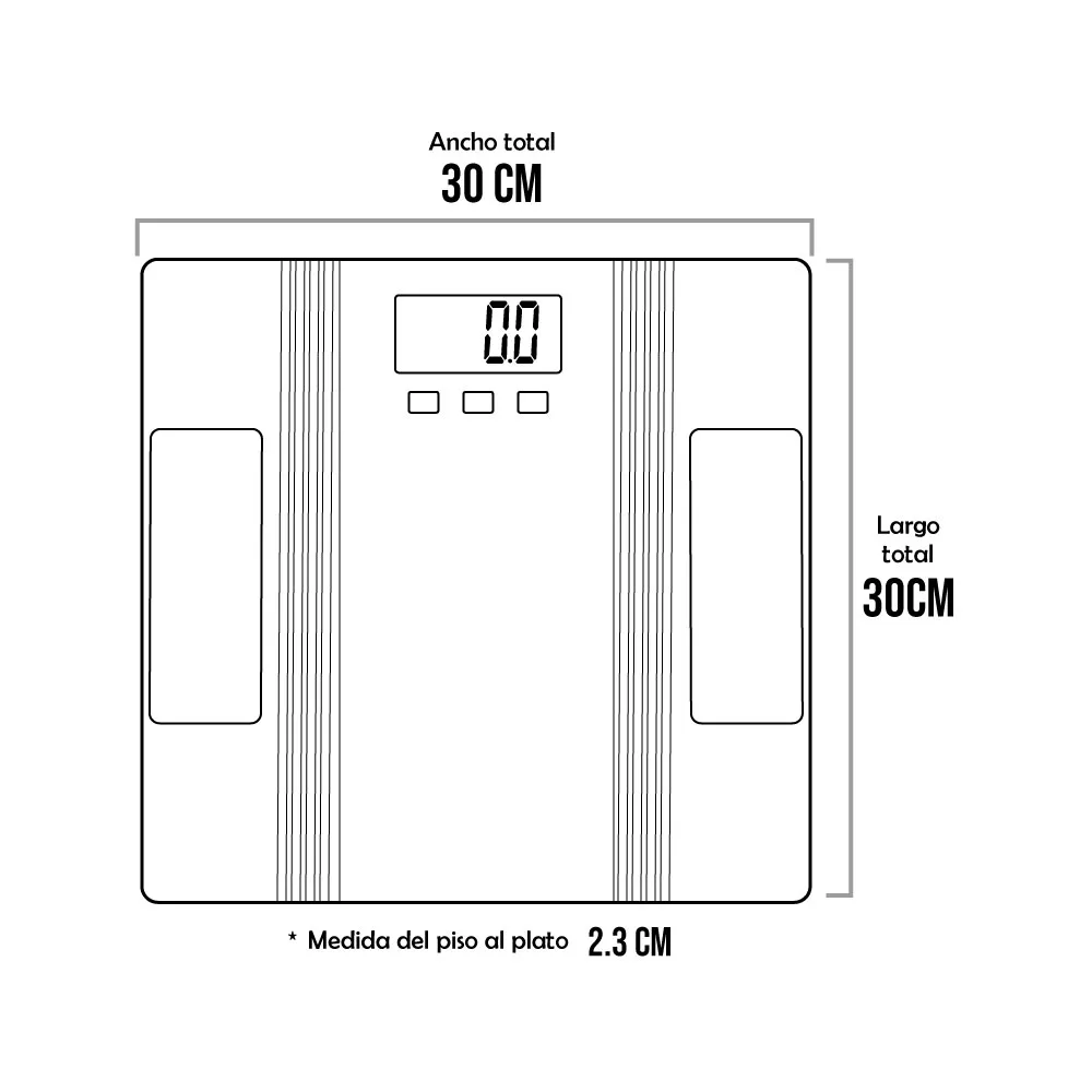 Balanza Pesa Persona Precisa CF-573 de 180 Kilos