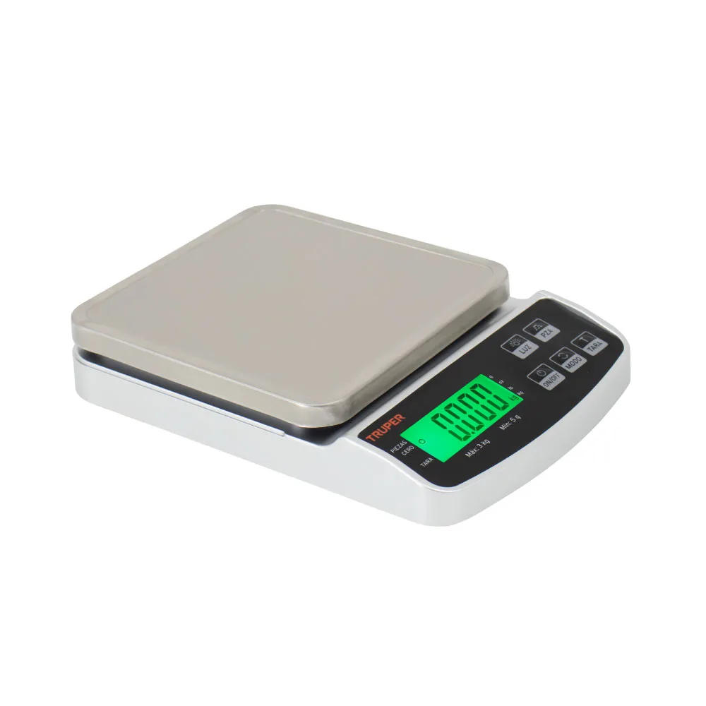 Balanza Precisión Truper BASE-3 de 3 Kilos