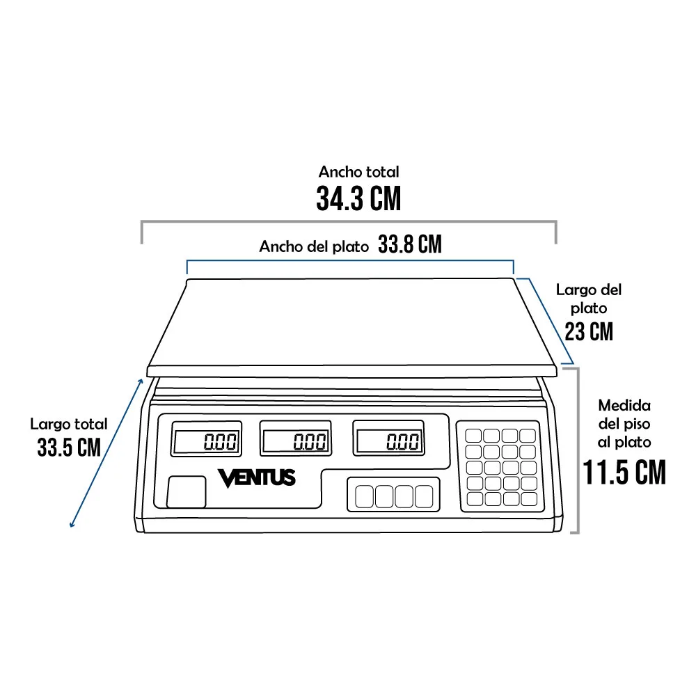 Balanza Ventus B40 de 40 kilos