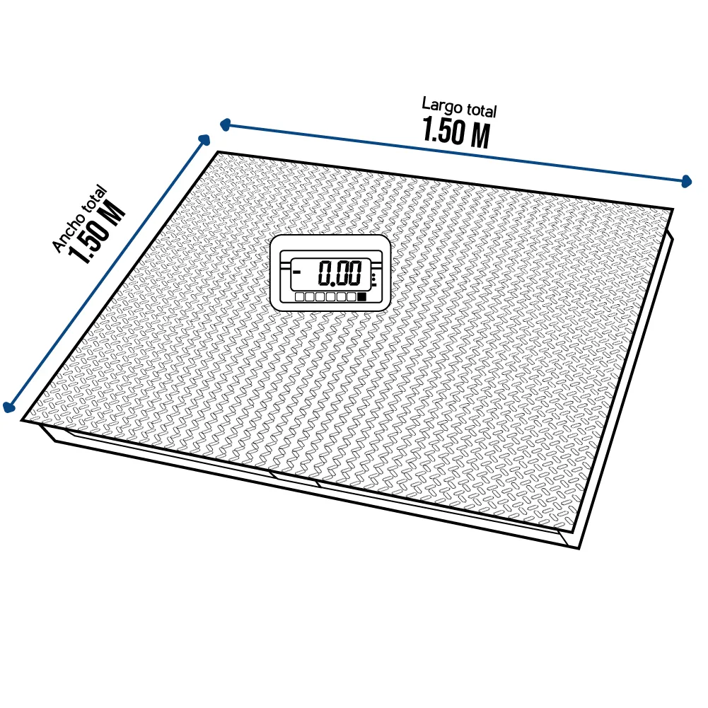 Balanza Tipo Rampa T-Scale BWS de 5 Toneladas