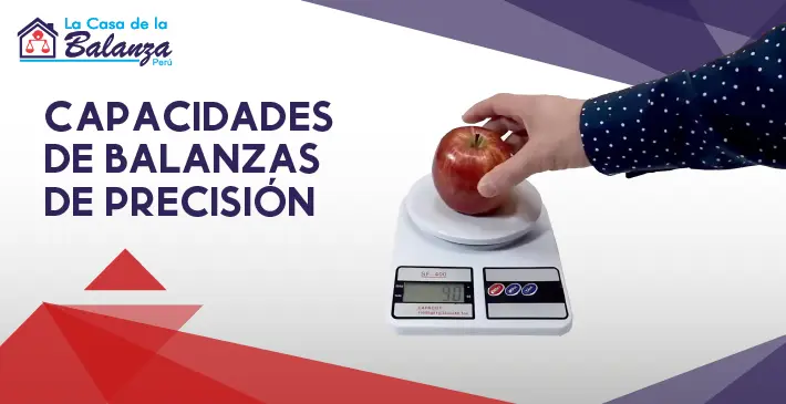 Capacidades de balanzas de Precisión