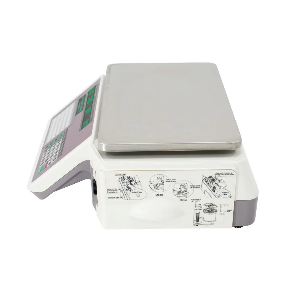 Balanza Con Ticket TMA Plana de 30 kilos