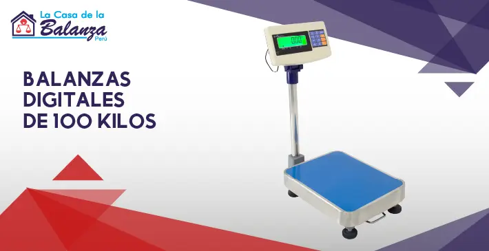 Balanzas digitales de 100 kilos