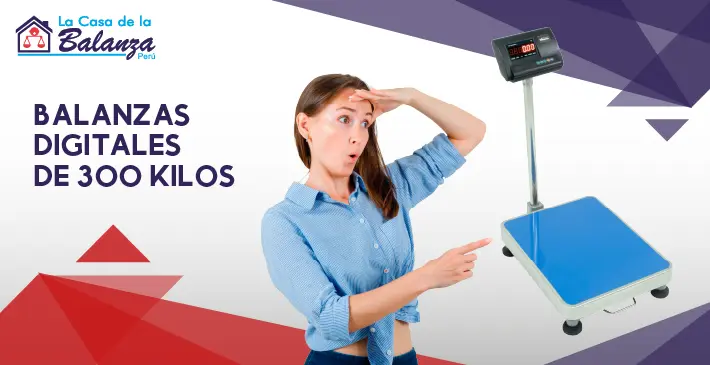 Balanzas digitales de 300 kilos