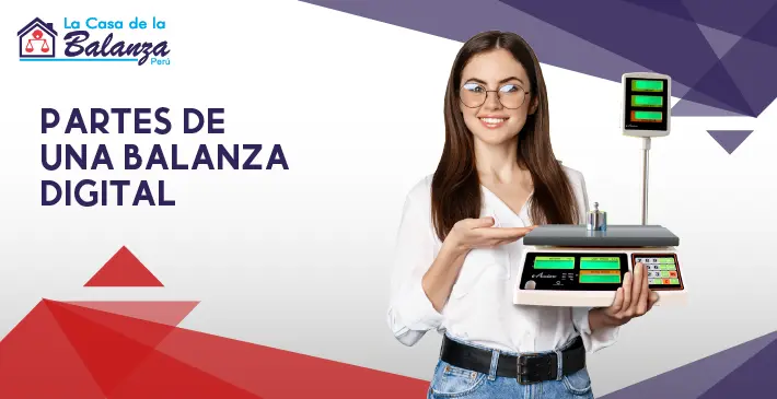 Partes de una balanza digital