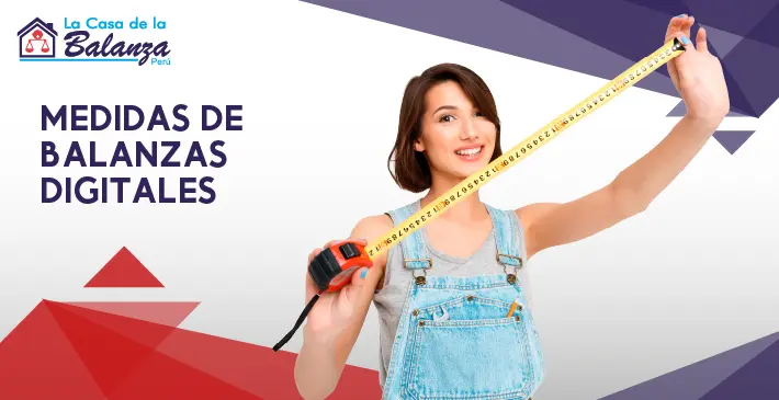 Medidas de balanzas digitales