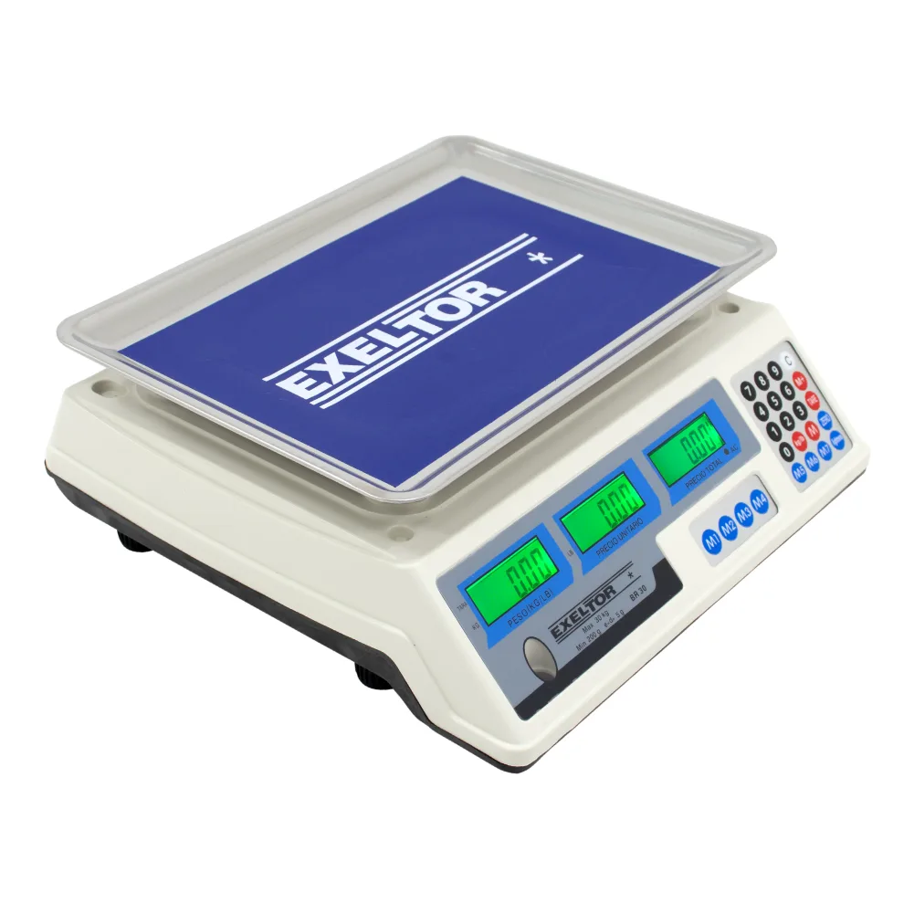 Balanza Comercial Exeltor BR30 de 30 Kilos