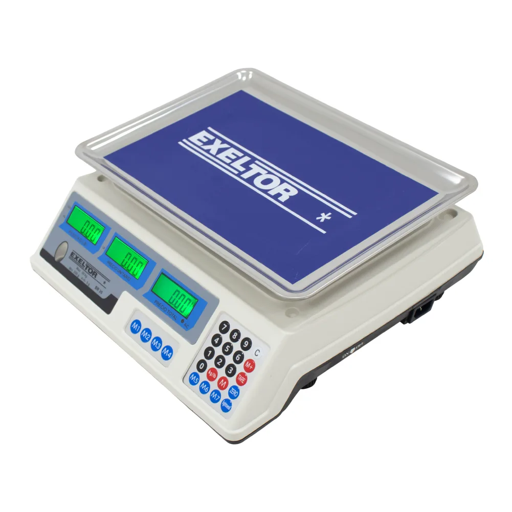 Balanza Comercial Exeltor BR30 de 30 Kilos
