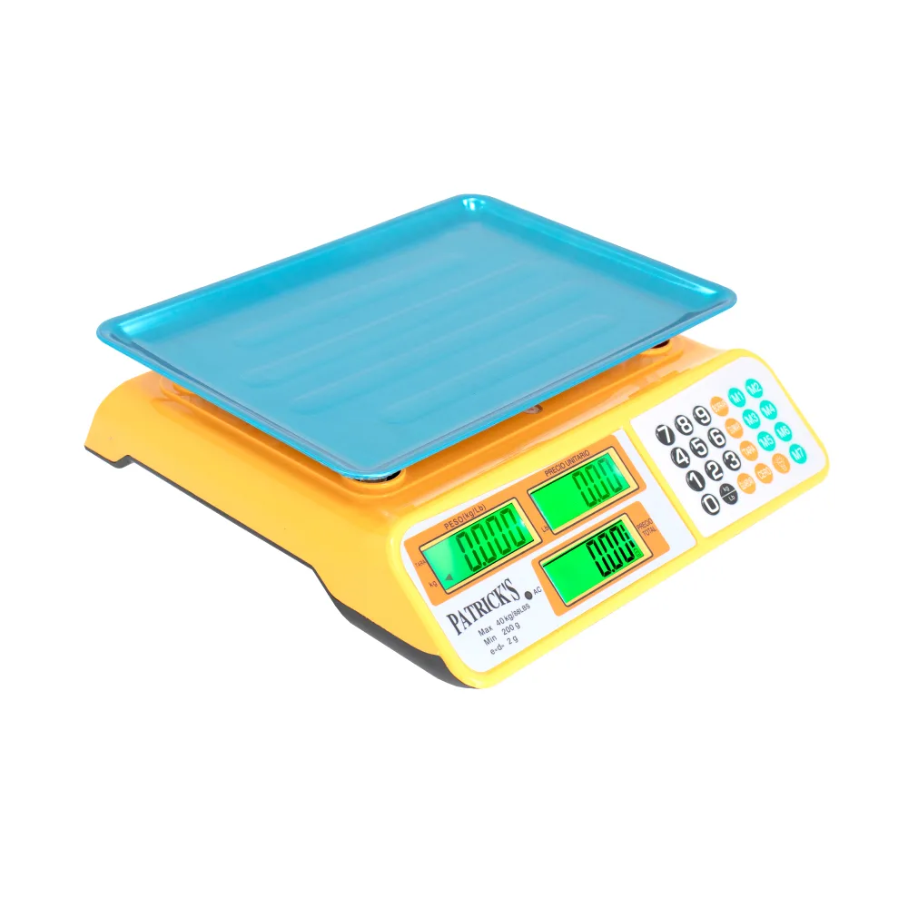 Balanza Comercial Patrick's ACS-806T de 40 Kilos