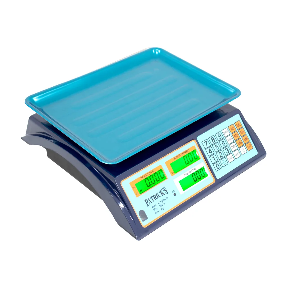 Balanza Comercial Patrick's ACS-807 de 40 Kilos