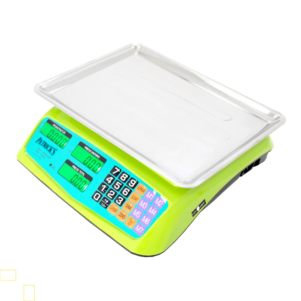 Balanza Comercial Patrick's ACS 817 T de 40 kilos