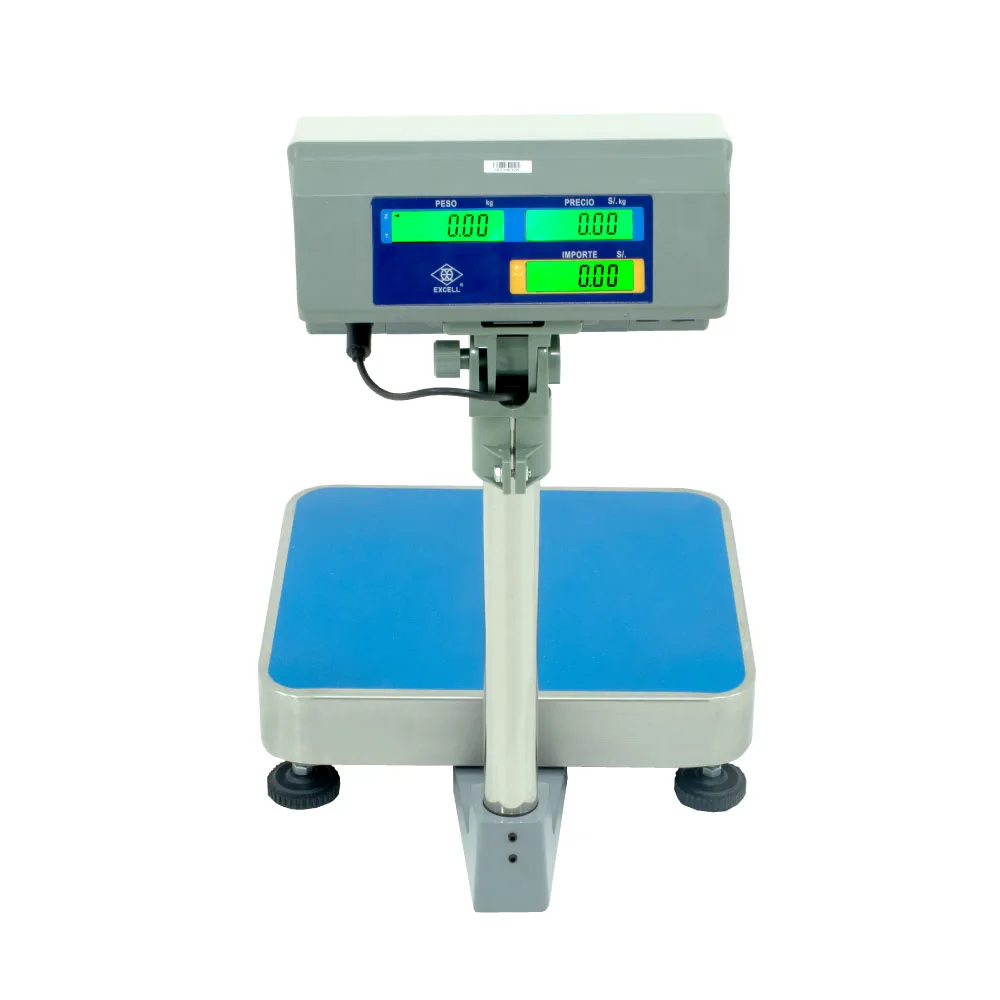 Balanza de Plataforma Excell AP3-E de 60 kilos 38 x 33 cm
