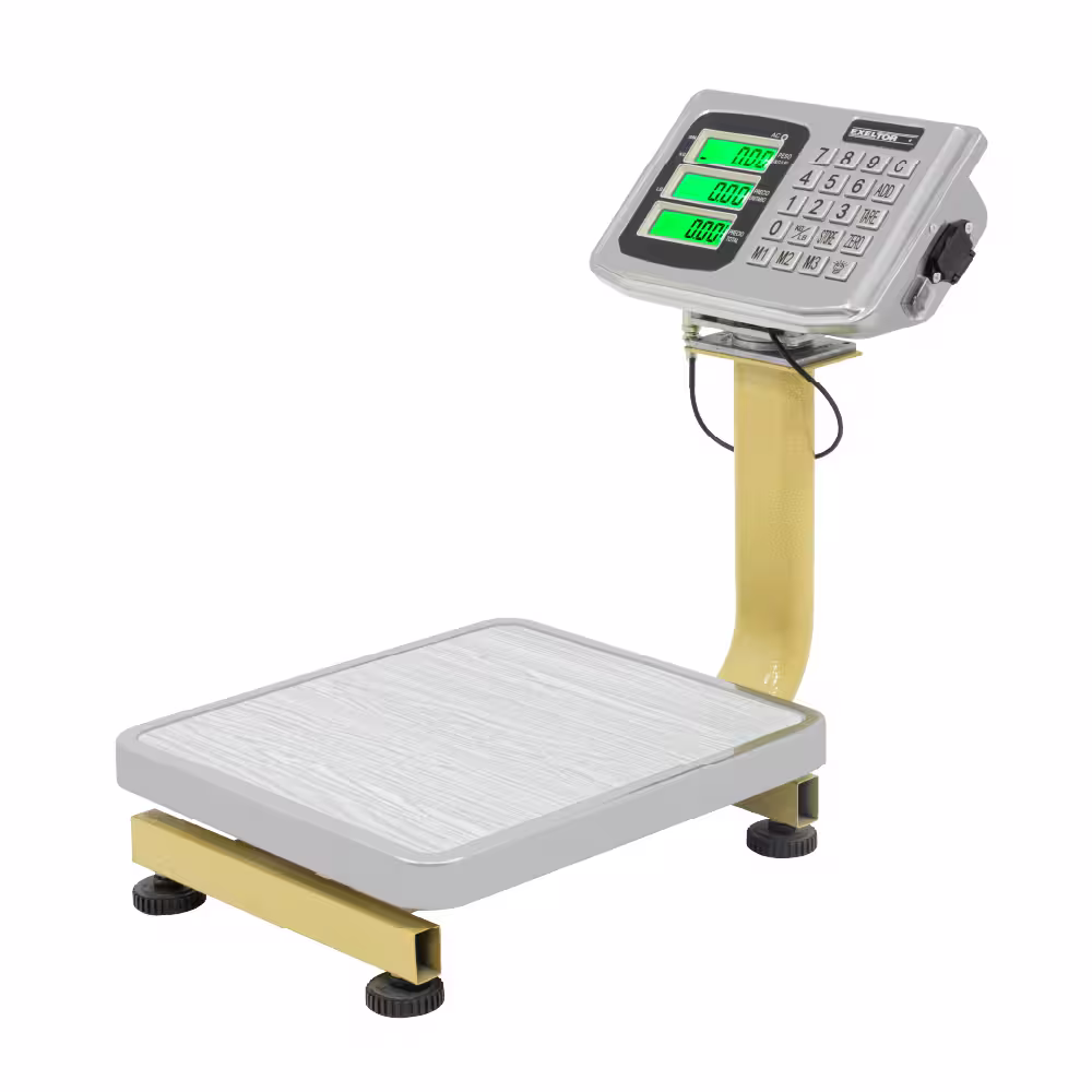 Balanza de Plataforma Exeltor BR100T de 60 Kilos 34 x 30 cm