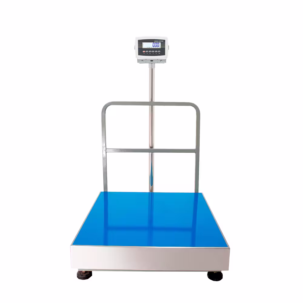 Balanza de Plataforma Weighing Indicator 7516 de 500 Kilos 70 x 60 cm