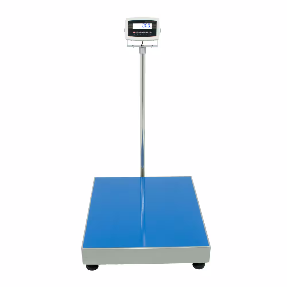 Balanza de Plataforma Weighing Indicator 7516 de 500 Kilos 80 x 70 cm