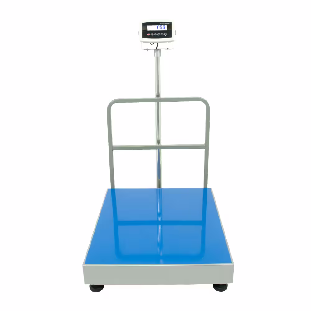 Balanza de Plataforma Weighing Indicator 7516 de 600 Kilos 80 x 70 cm